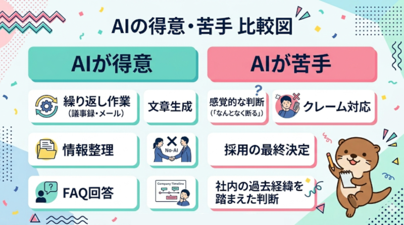 AIの得意・不得意