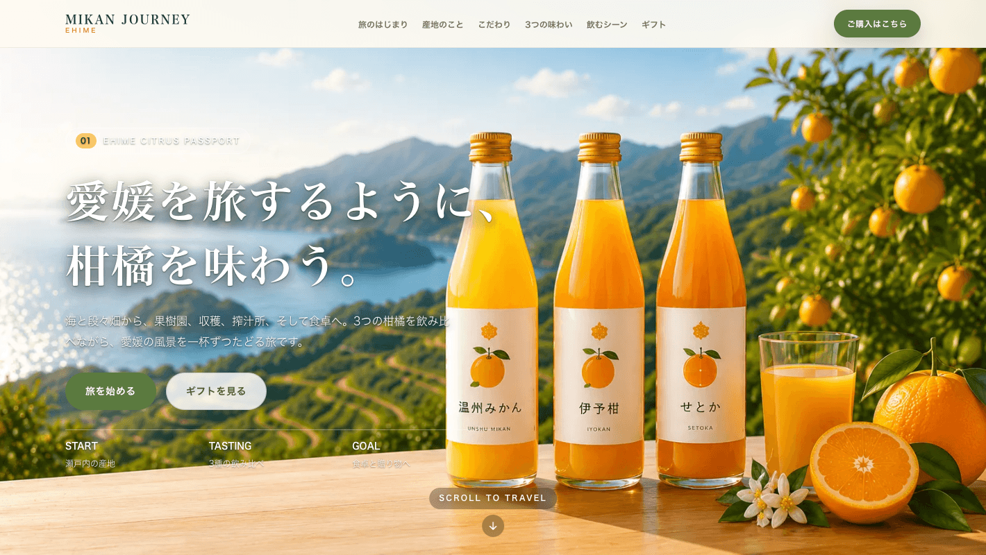 ストーリー型LP（食品・ギフト）